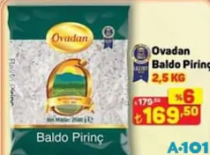 OVADAN BALDO PİRİNÇ 2,5 KG